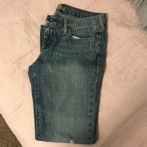 Old Navy light washed jeans.
